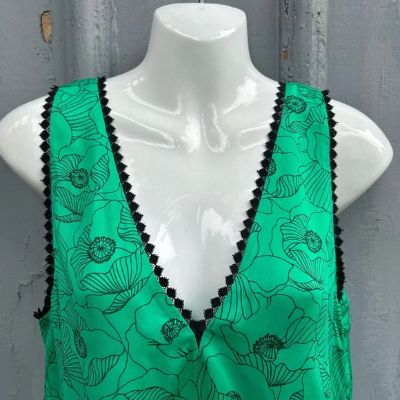 The Kooples Poppy-Print Sleeveless Top, BNWT, size “2” (M) - Picture 10 of 14